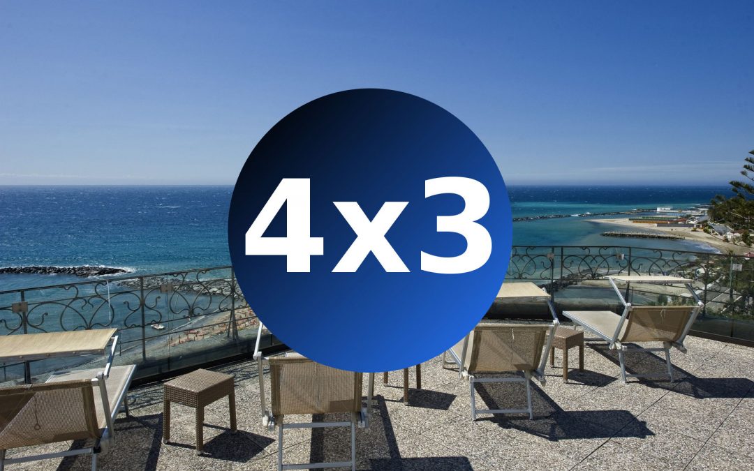 “4×3… an unmissable break on the Riviera dei Fiori” starting at 264 €